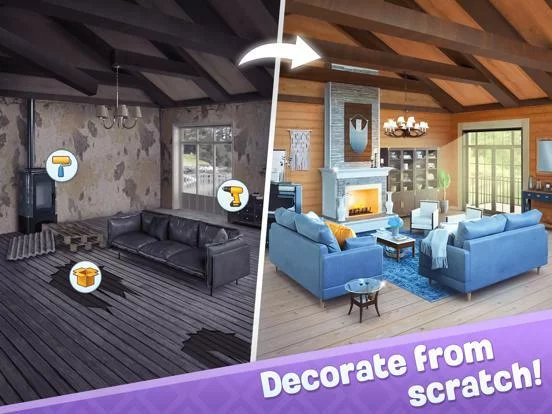 Изображение игры: Merge Design: home makeover