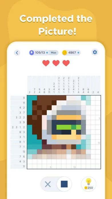 Изображение игры: Nonogram - Logic Color Picture