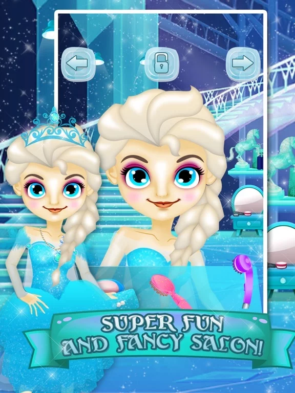 Изображение игры: Ice Princess Wedding Salon - christmas make-up spa games for girls!