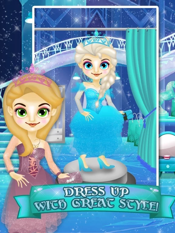 Изображение игры: Ice Princess Wedding Salon - christmas make-up spa games for girls!