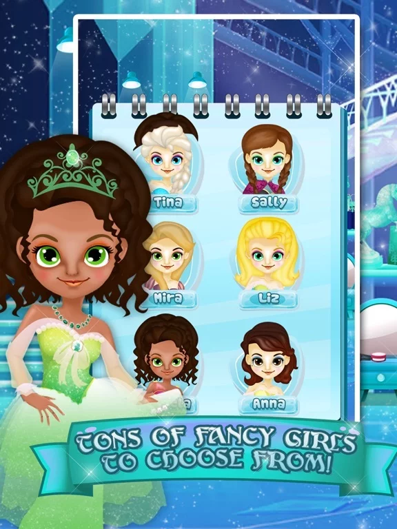 Изображение игры: Ice Princess Wedding Salon - christmas make-up spa games for girls!