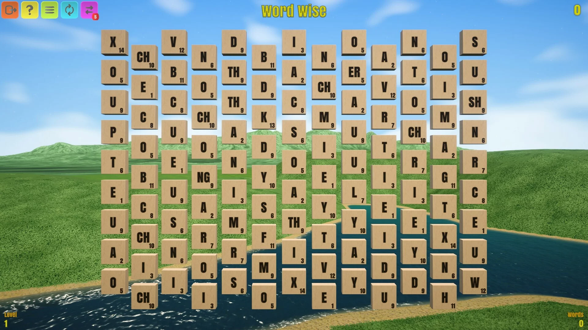 Изображение игры: Word Wise