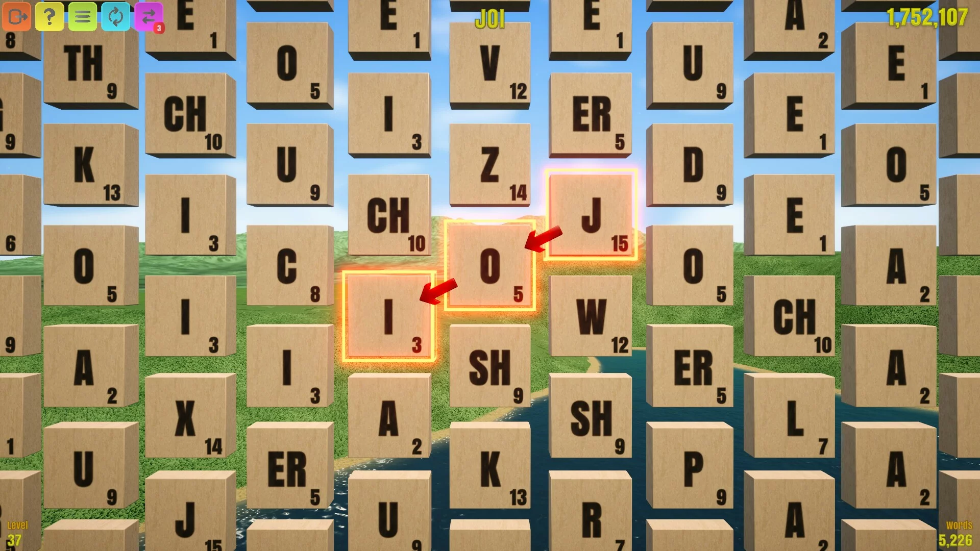 Изображение игры: Word Wise
