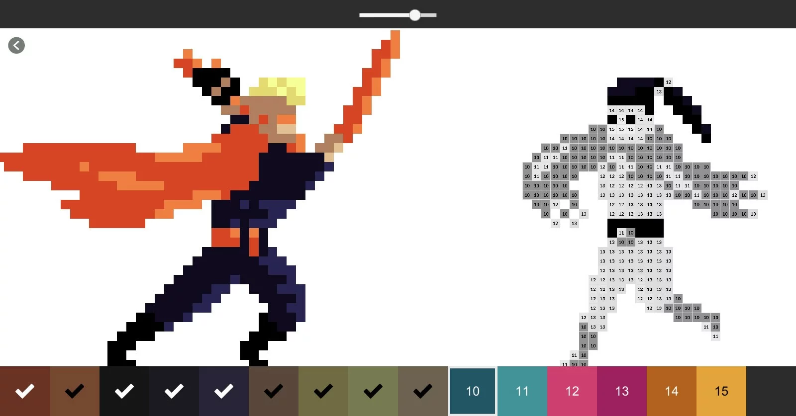 Изображение игры: Color Pixel Heroes