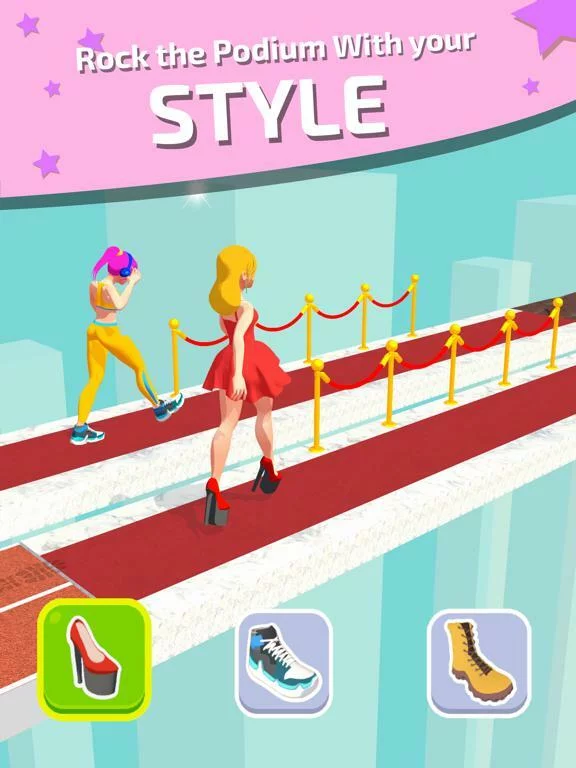 Изображение игры: Shoe Race