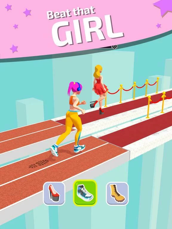 Изображение игры: Shoe Race