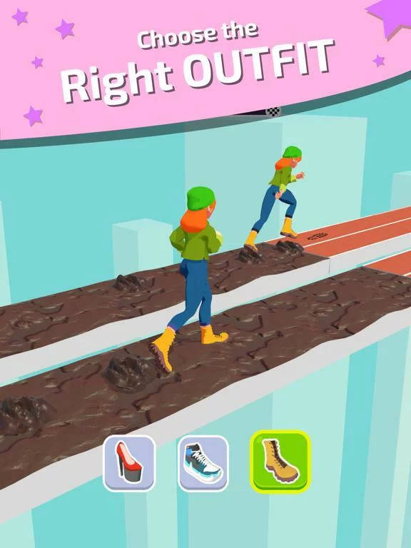 Изображение игры: Shoe Race
