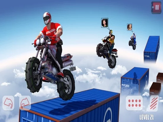 Изображение игры: Dirt Bike Roof Top Racing Fun