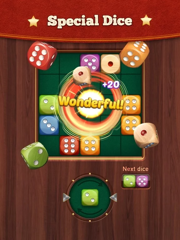 Изображение игры: Woody Dice Merge Master