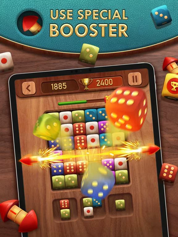 Изображение игры: Merge Dice 2: Extreme Block