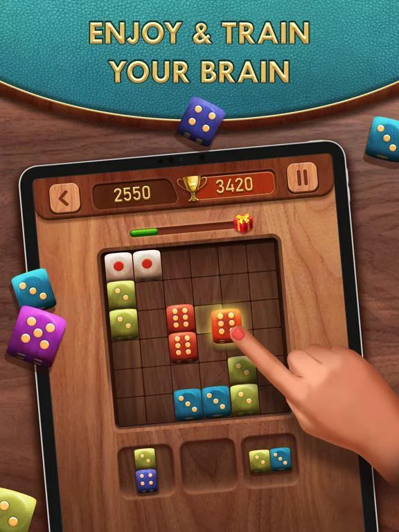 Изображение игры: Merge Dice 2: Extreme Block