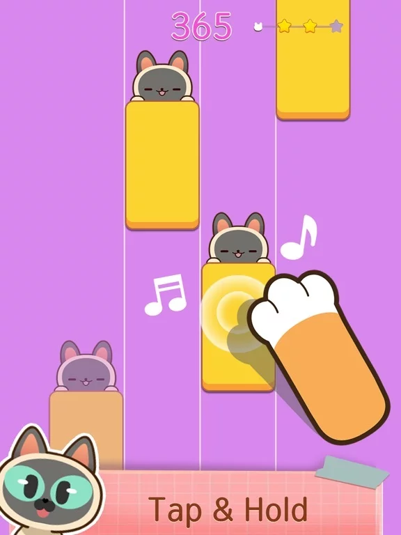 Изображение игры: Cat Piano Design