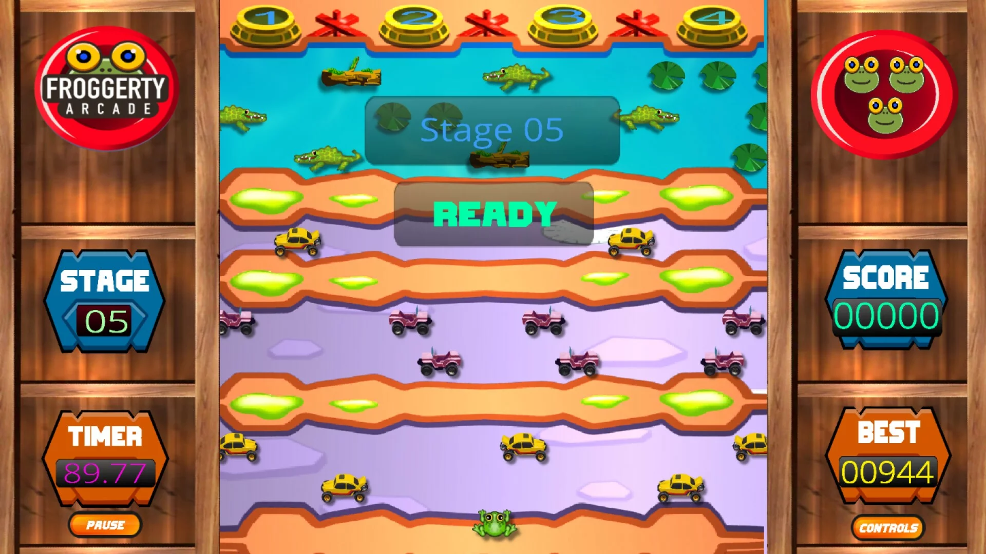 Изображение игры: Froggerty Arcade