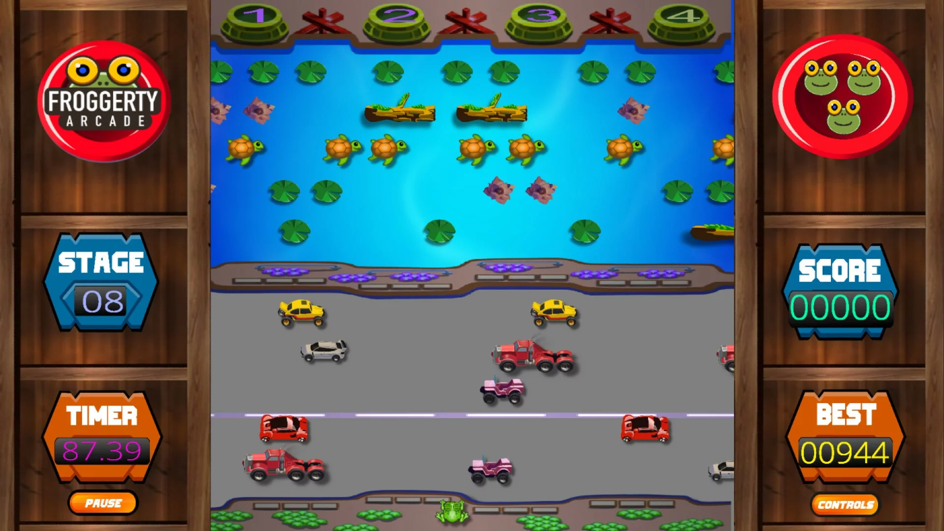Изображение игры: Froggerty Arcade