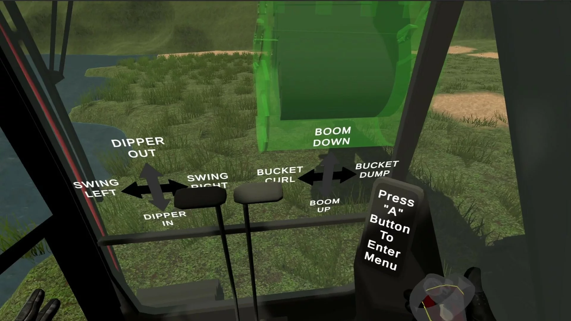 Изображение игры: Excavator Simulator VR