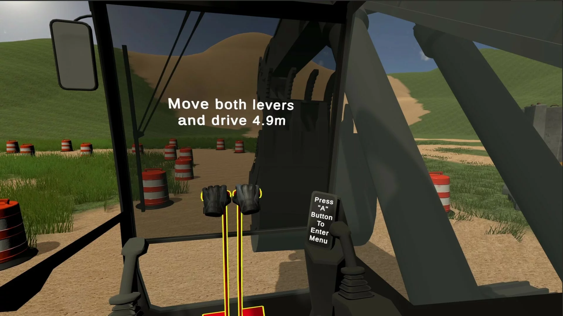 Изображение игры: Excavator Simulator VR