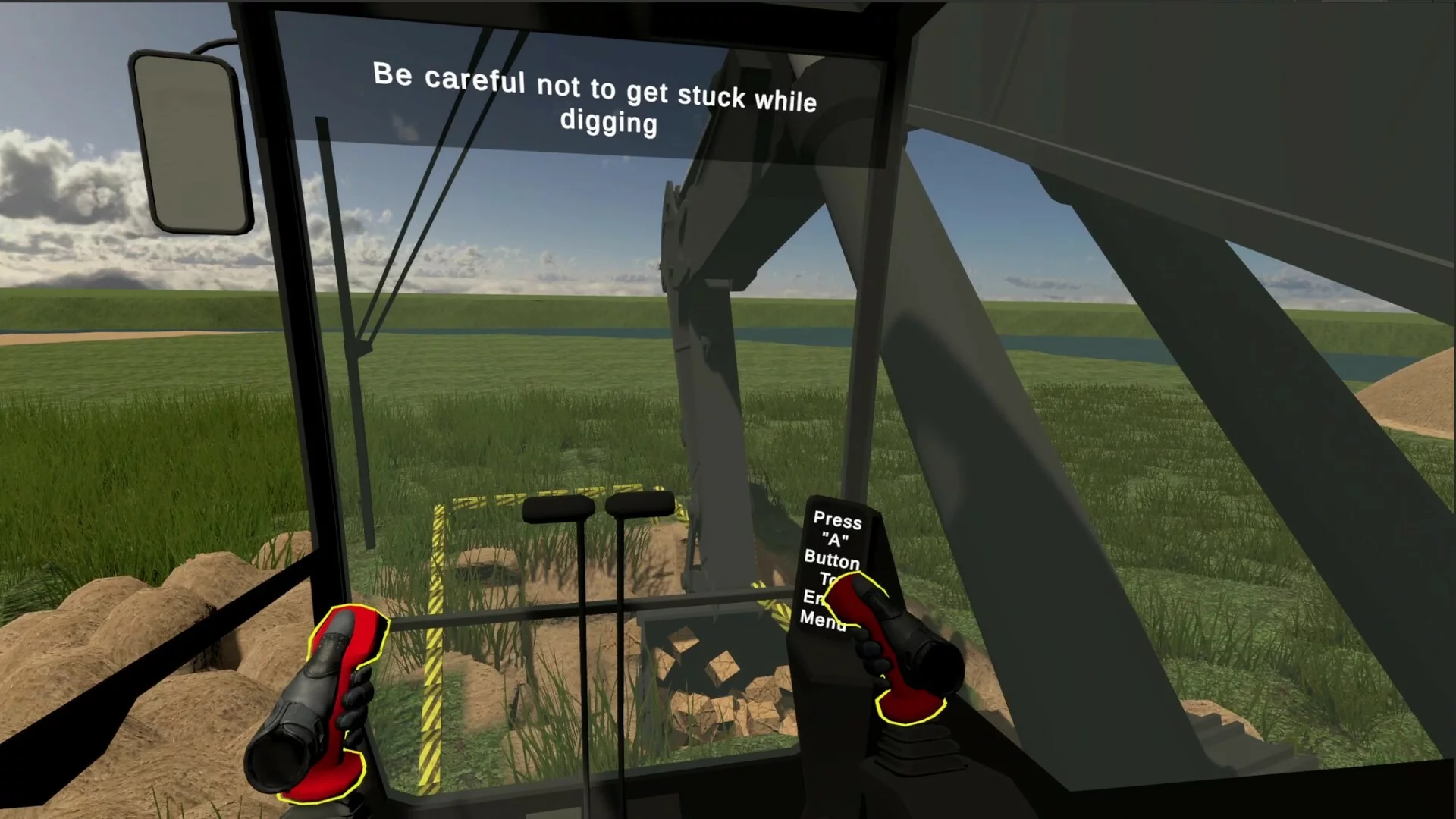 Изображение игры: Excavator Simulator VR