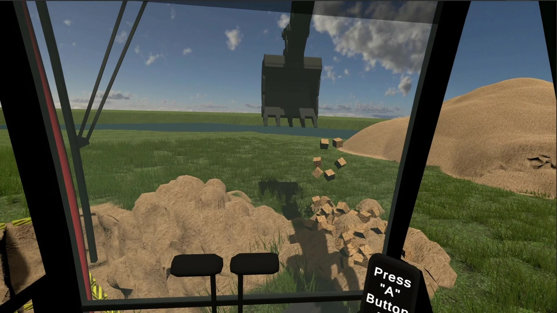 Изображение игры: Excavator Simulator VR