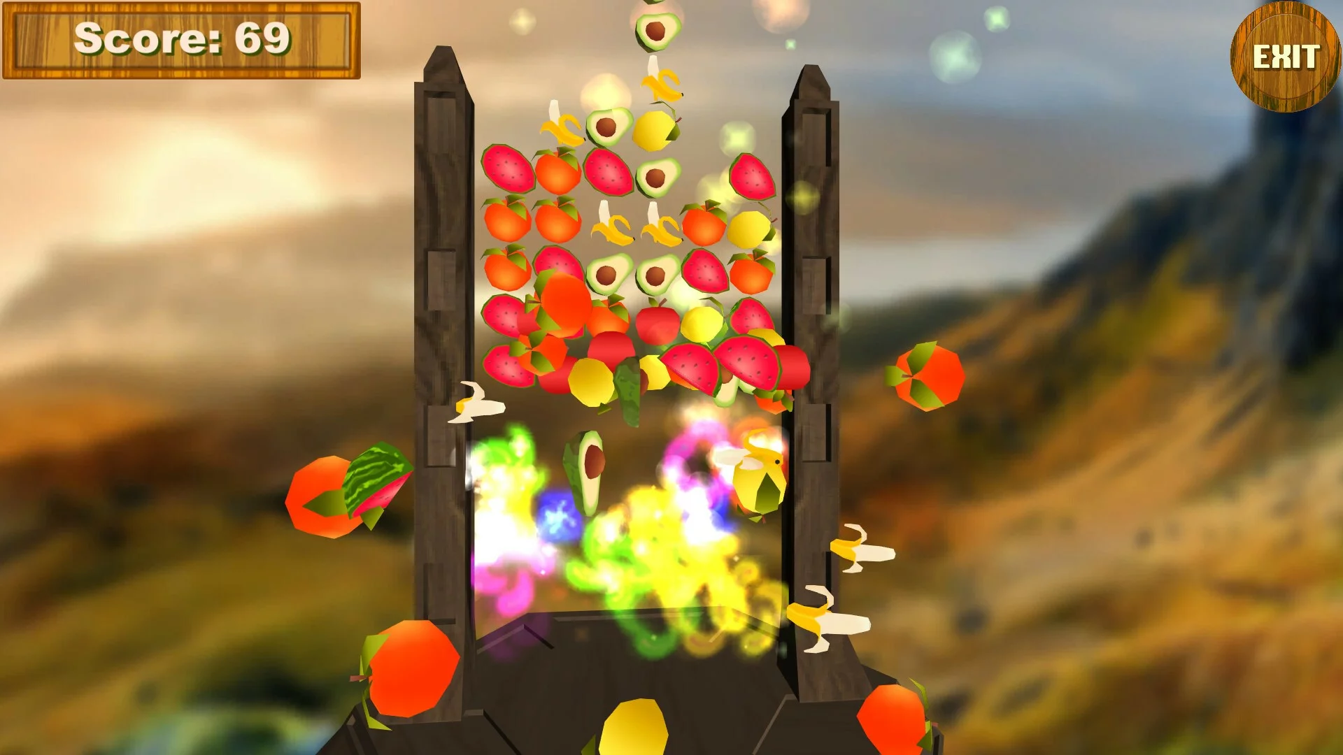 Изображение игры: Fruit Row