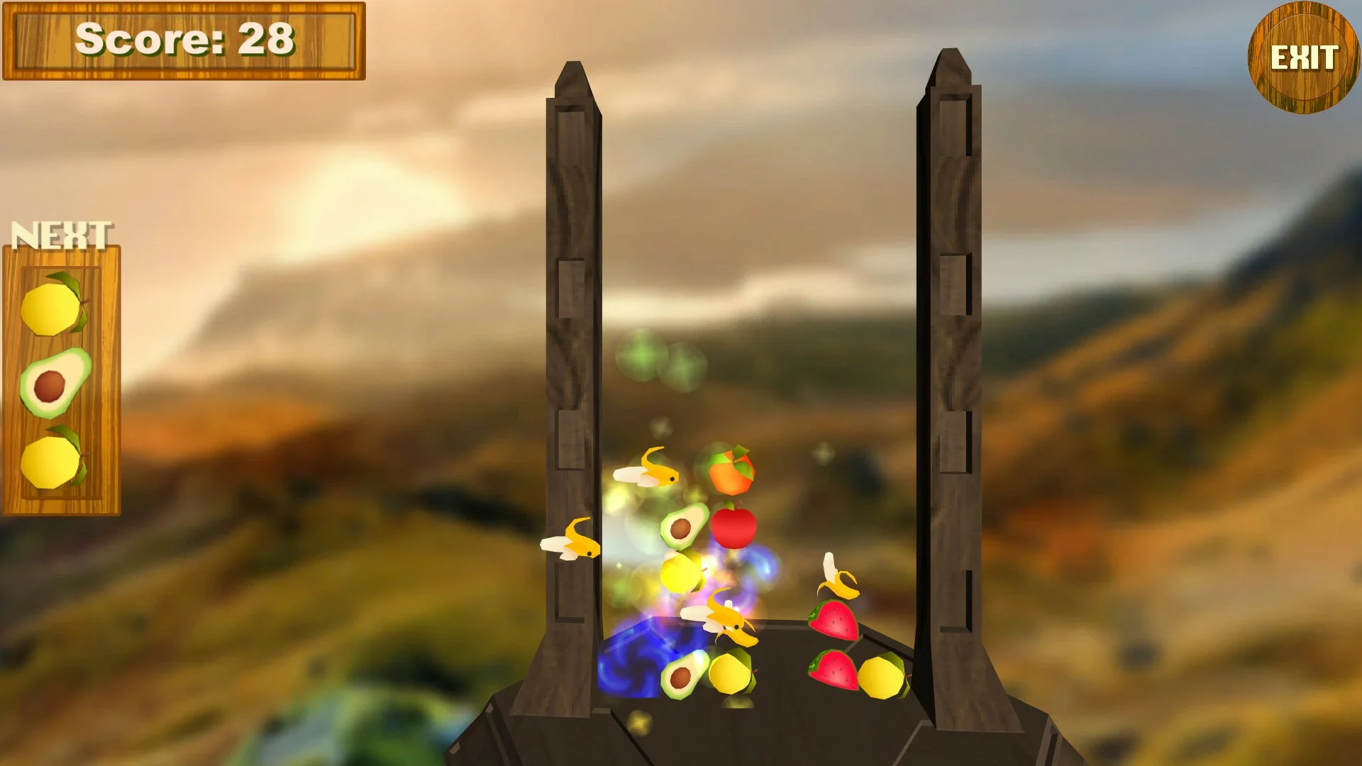 Изображение игры: Fruit Row