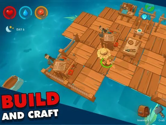 Изображение игры: Epic Raft: Fighting Survival