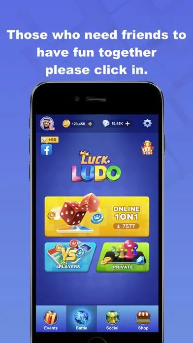 Изображение игры: Luck Ludo