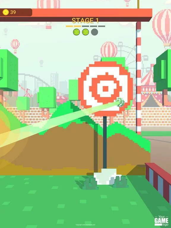 Изображение игры: Pixel Ball: slide master