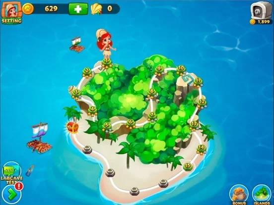 Изображение игры: Solitaire Tripeaks Lost Worlds