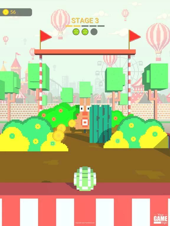 Изображение игры: Pixel Ball: slide master
