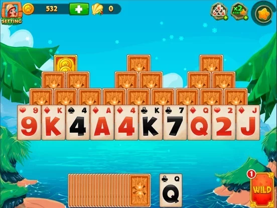 Изображение игры: Solitaire Tripeaks Lost Worlds