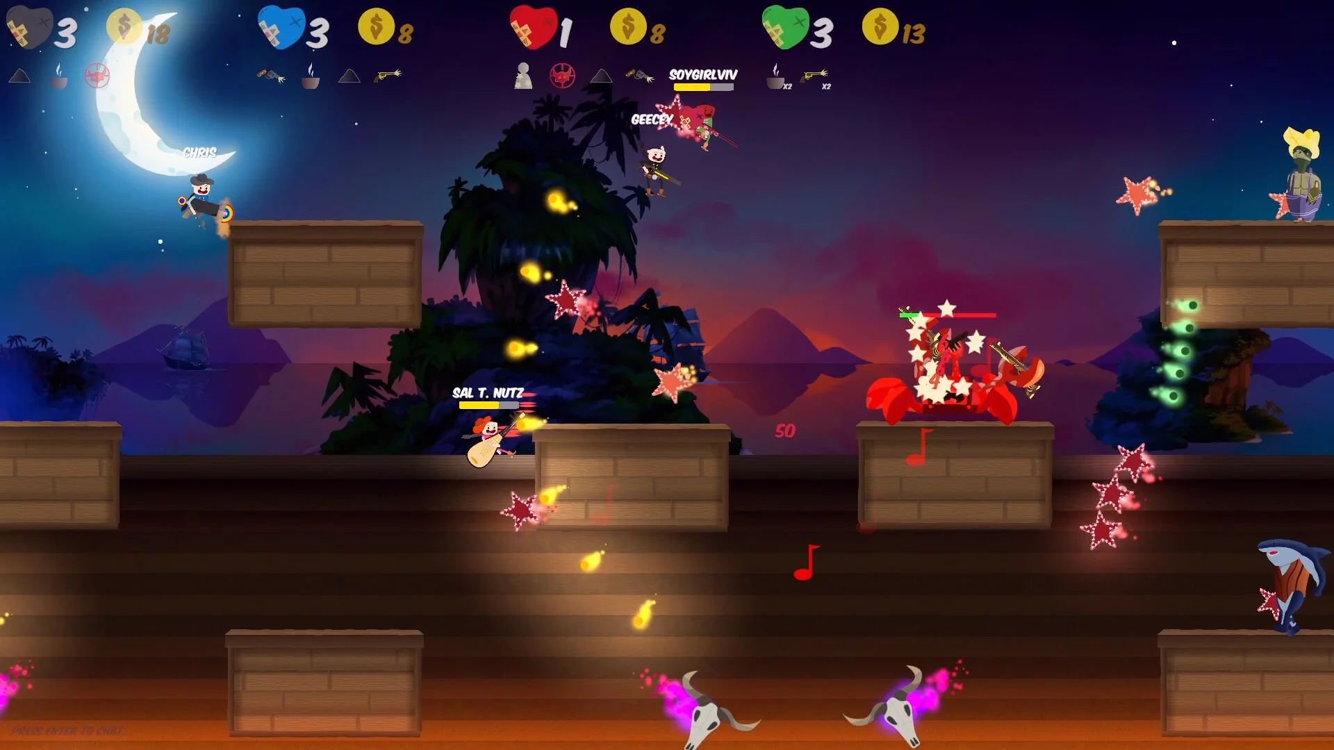 Изображение игры: Kungfu Cowboy