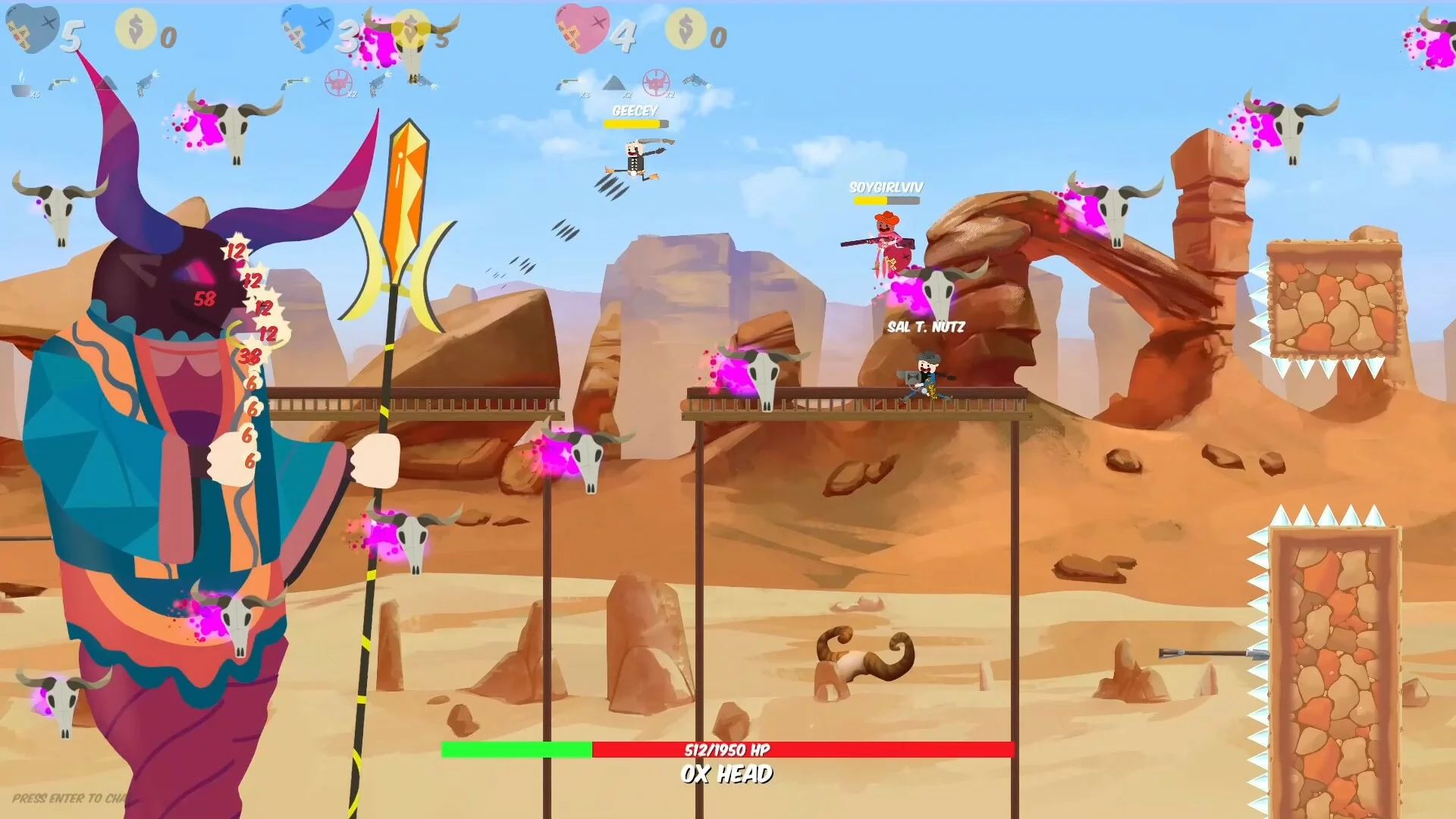 Изображение игры: Kungfu Cowboy