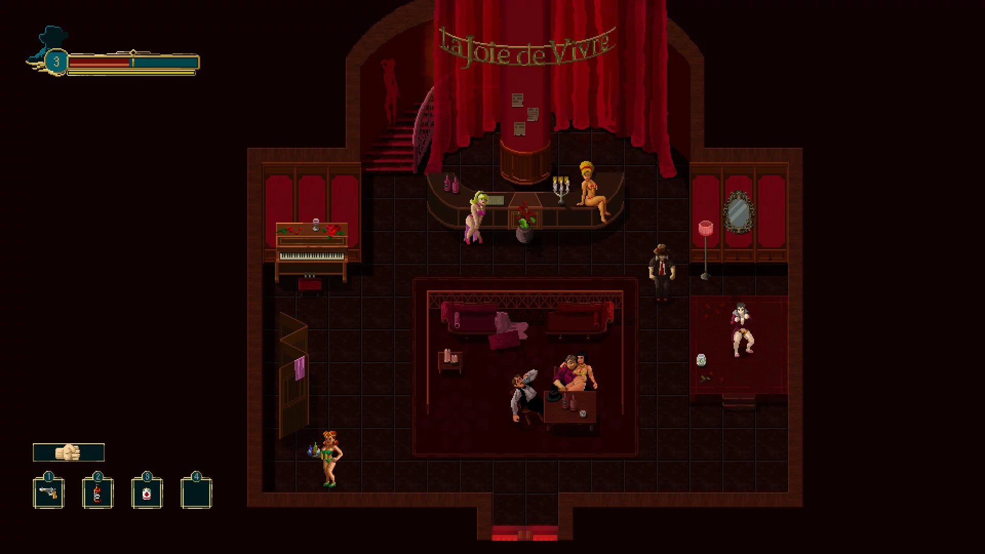 Изображение игры: Pecaminosa - A Pixel Noir Game