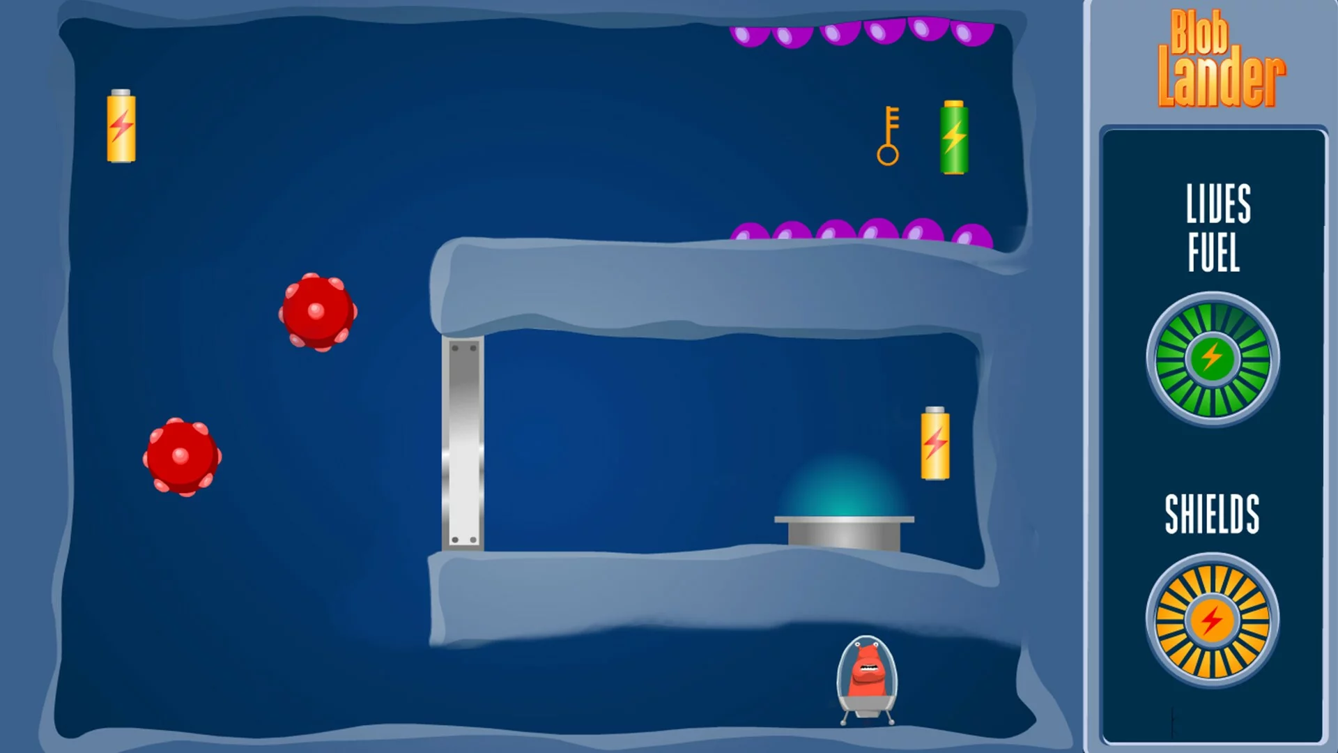 Изображение игры: Blob Lander