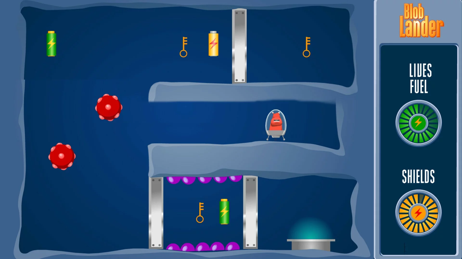 Изображение игры: Blob Lander