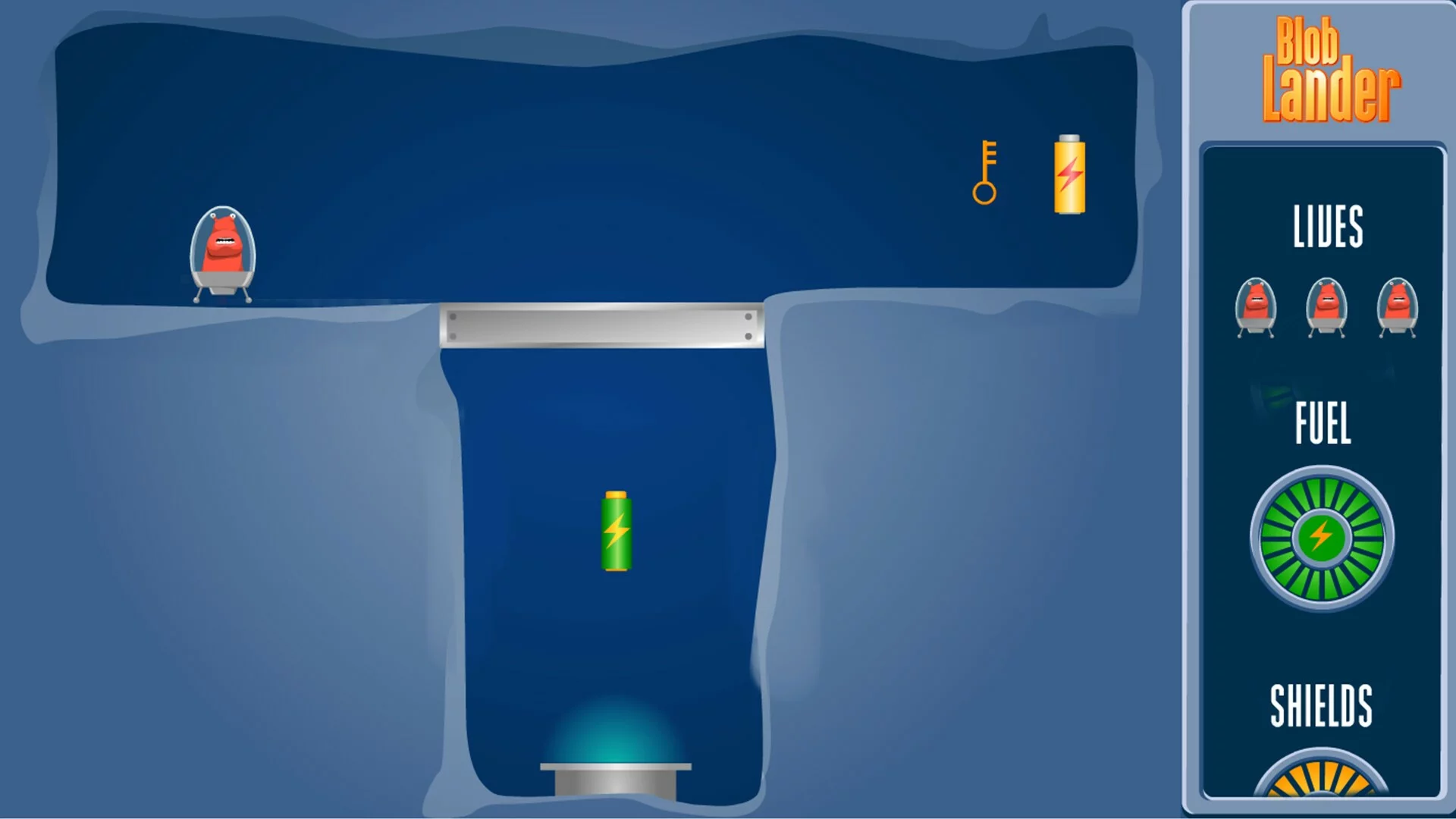 Изображение игры: Blob Lander