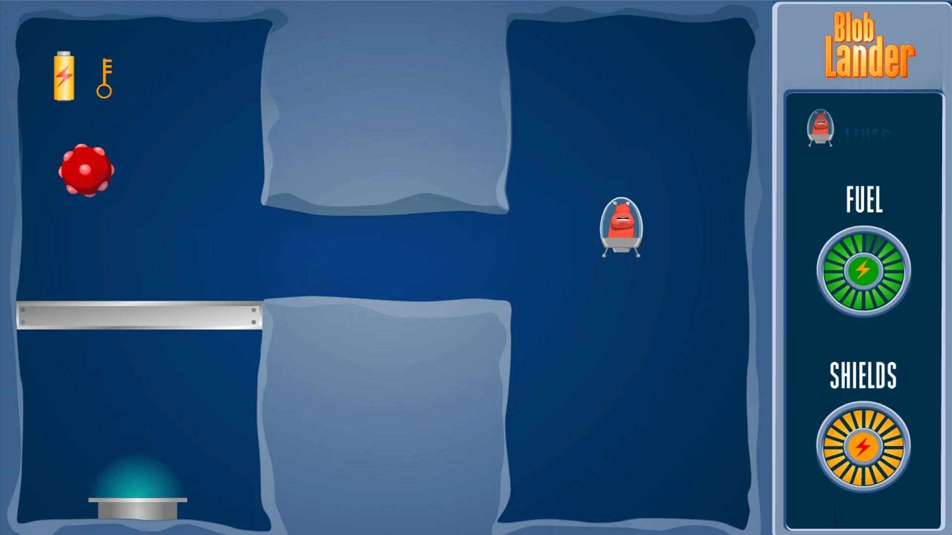 Изображение игры: Blob Lander