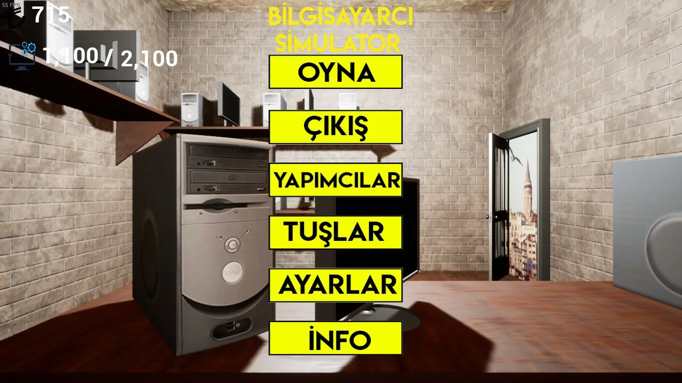 Изображение игры: Bilgisayarci Simulator