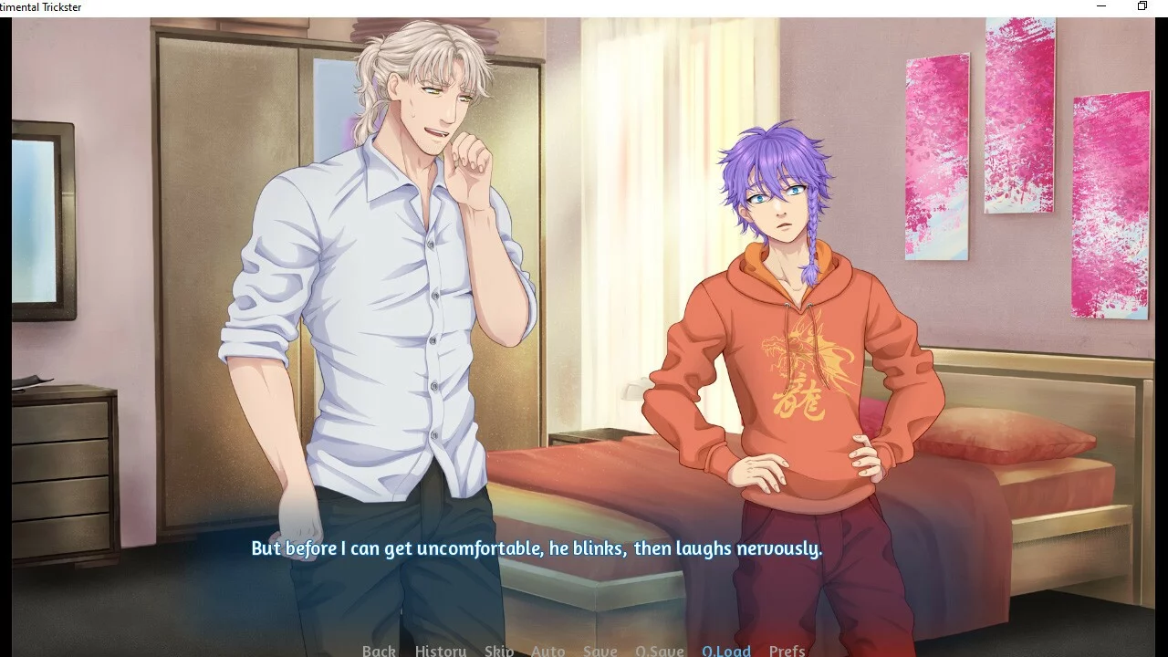 Изображение игры: Sentimental Trickster: Yaoi BL Gay Visual Novel