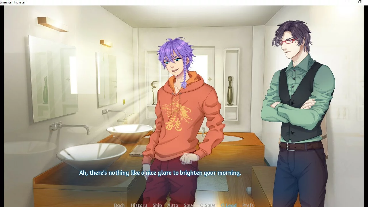 Изображение игры: Sentimental Trickster: Yaoi BL Gay Visual Novel
