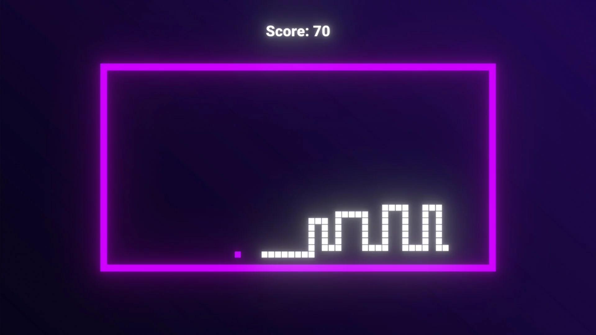 Изображение игры: Neon Snake