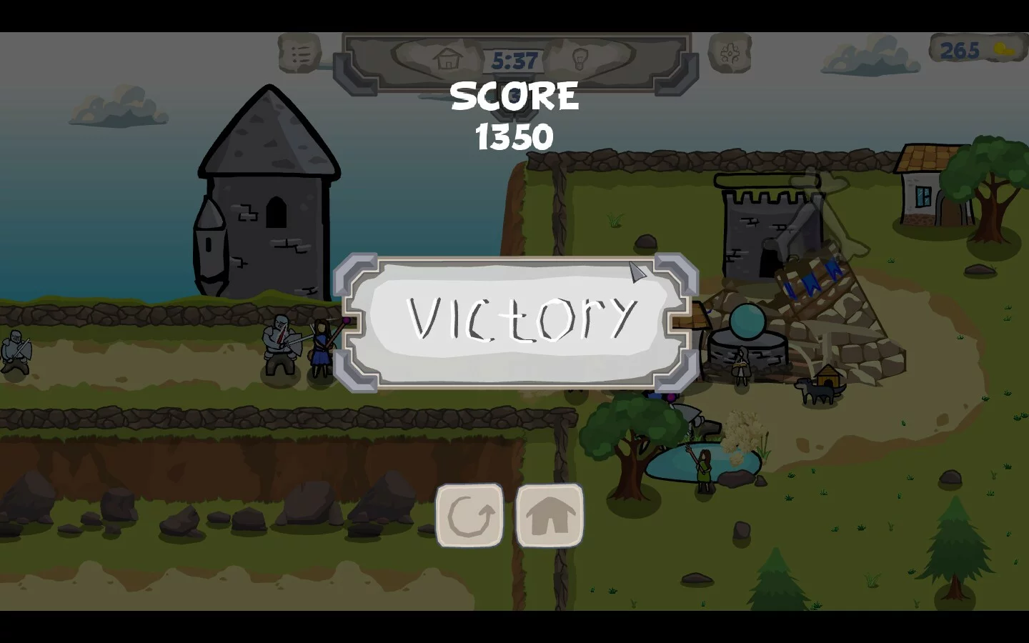Изображение игры: Castle survival
