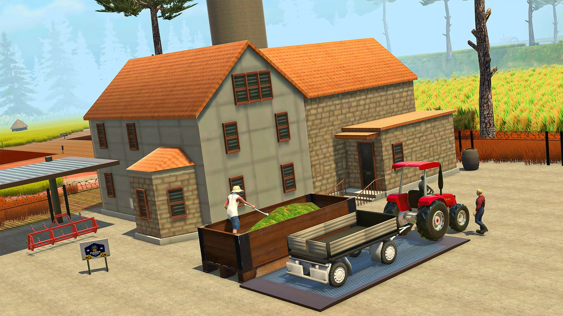 Изображение игры: Farming Tractor Simulator 2021: Farmer Life