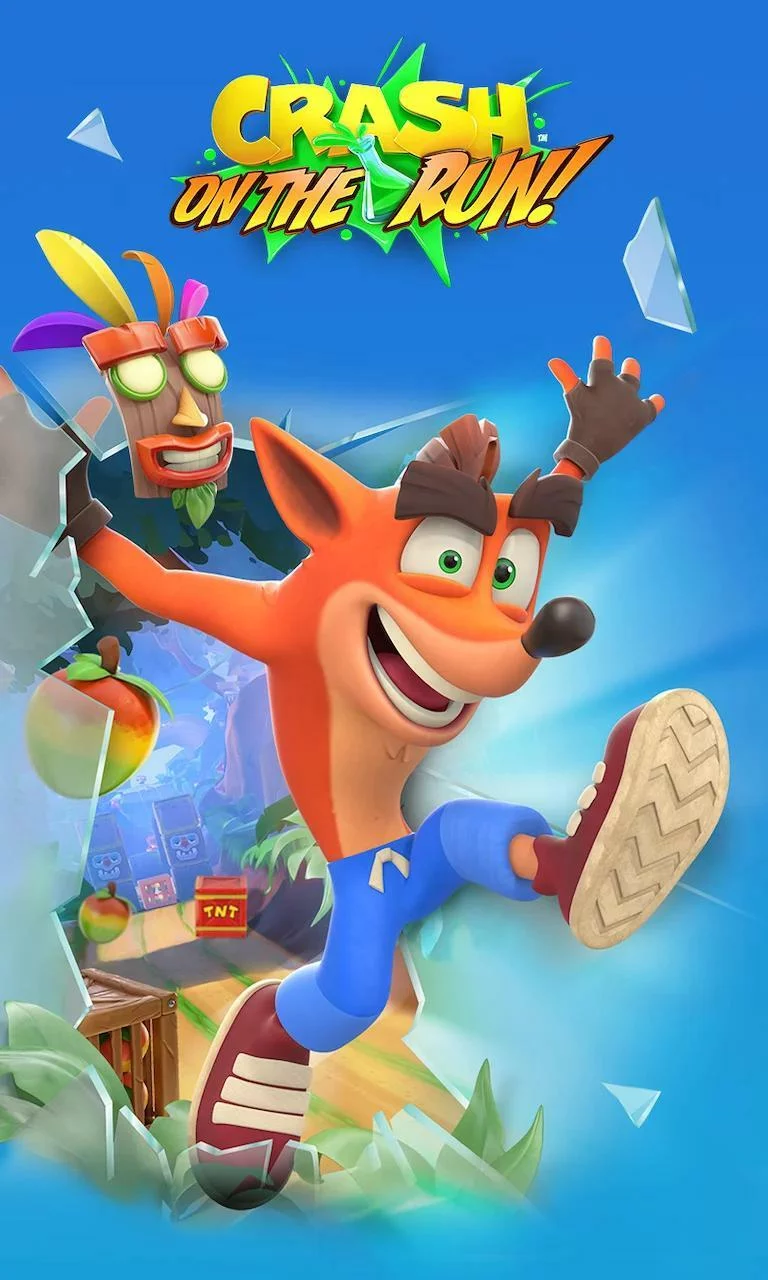 Изображение игры: Crash Bandicoot: On the Run‪