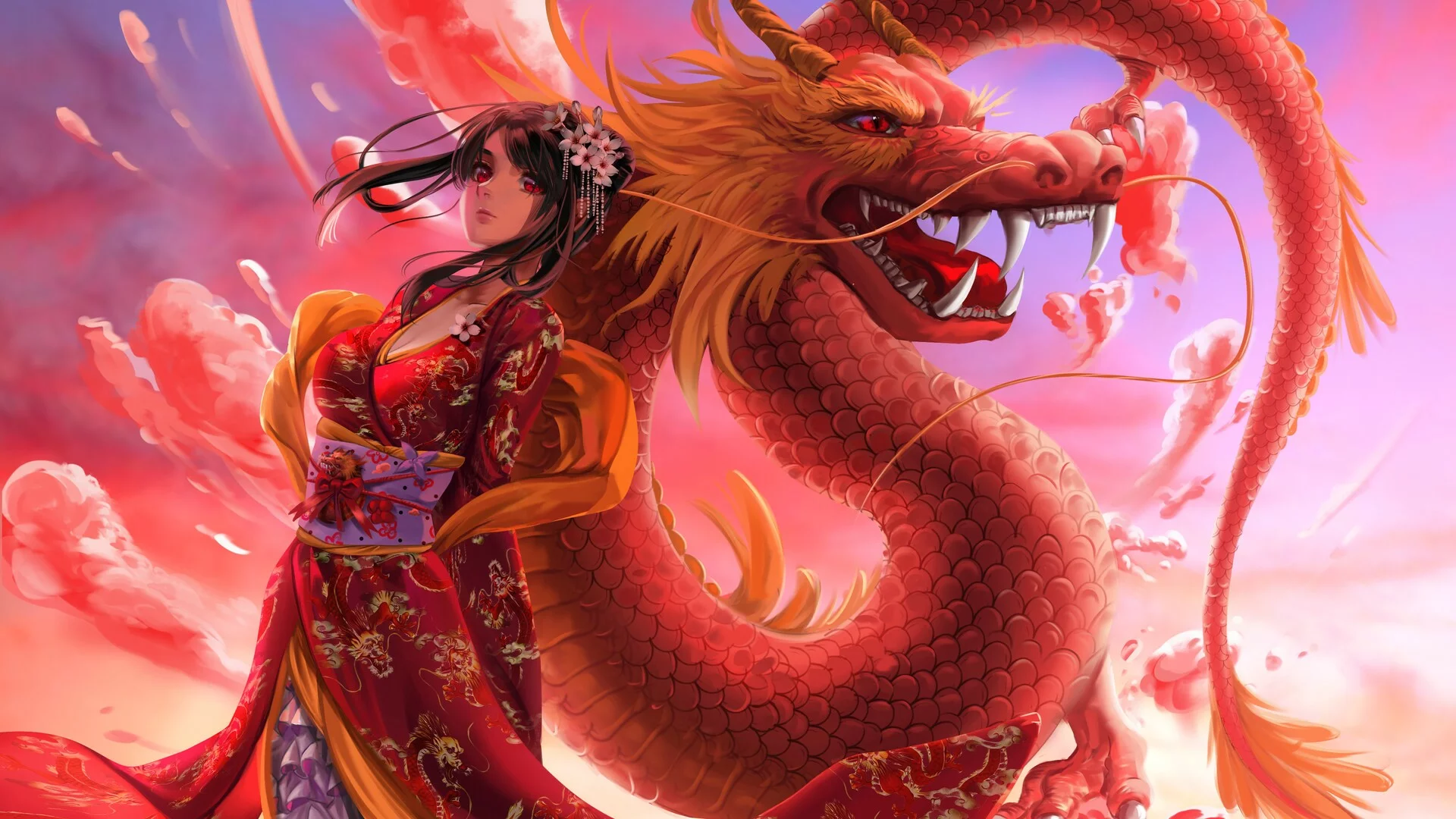 Изображение игры: Girls and Dragons