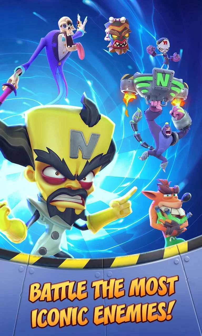 Изображение игры: Crash Bandicoot: On the Run‪