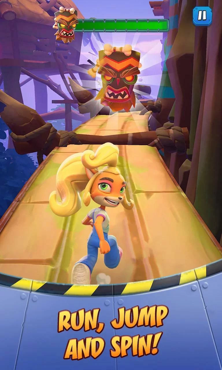 Изображение игры: Crash Bandicoot: On the Run‪