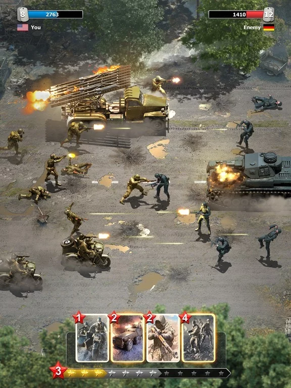 Изображение игры: Trench Assault