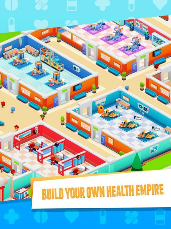 Изображение игры: Idle Frenzied Hospital Tycoon