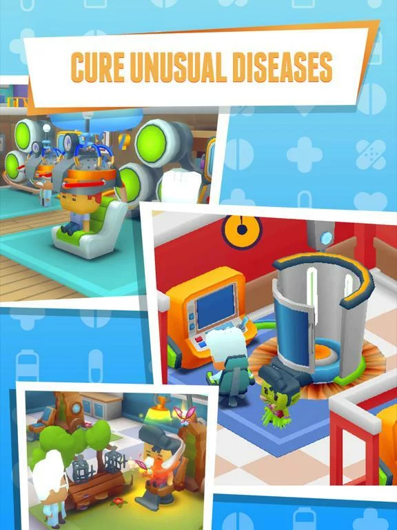 Изображение игры: Idle Frenzied Hospital Tycoon
